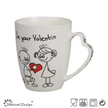 Nouvelle tasse de porcelaine d&#39;os 12oz Valentine&#39;s Day